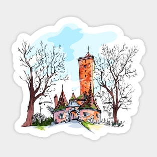 Copy of Rothenburg ob der Tauber, Bavaria Sticker